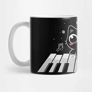 Meowlody - piano cat Mug